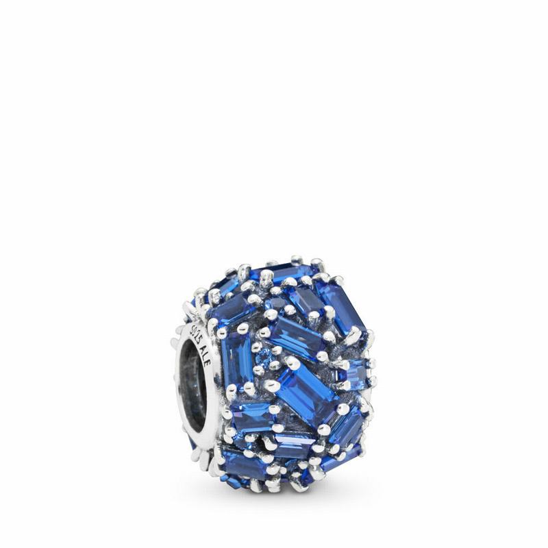 Talismane Pandora Chiselled Elegance Argint/Albastri (MAo31h0e)